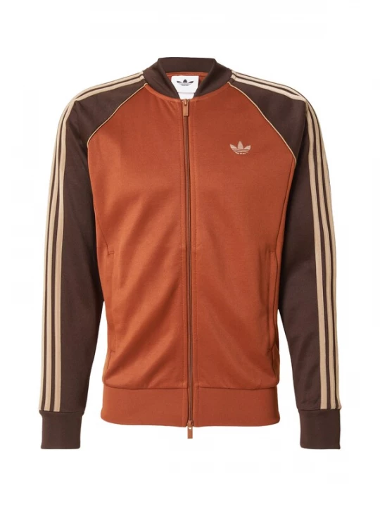 Foto van product ADIDAS ORIGINALS Sweatvest sand / chocoladebruin / pueblo