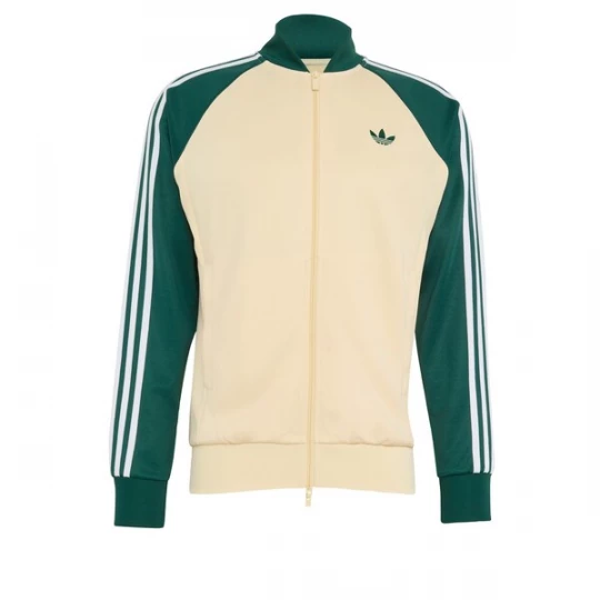 Foto van product ADIDAS ORIGINALS Sweatvest 'SST' chamois / smaragd / wit