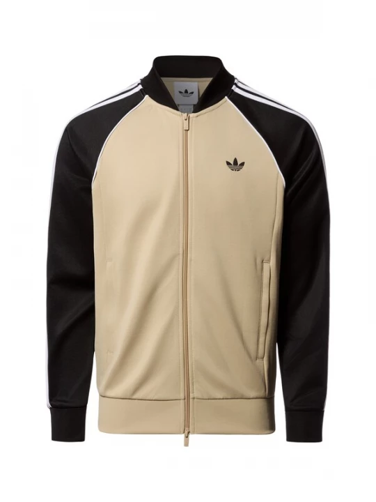 Foto van product ADIDAS ORIGINALS Sweatvest 'Stokha' beige / zwart / wit