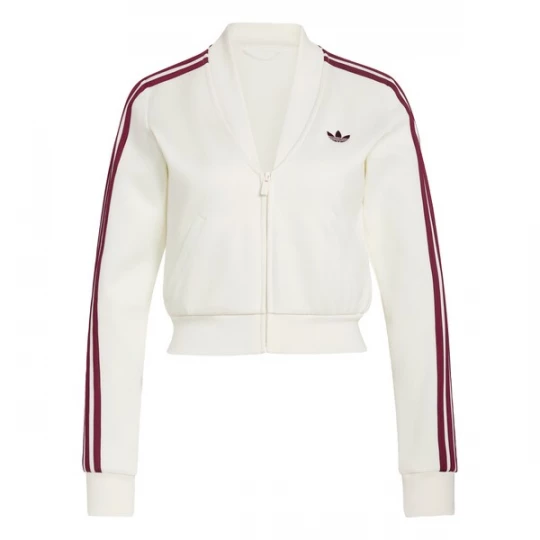 Foto van product ADIDAS ORIGINALS Sweatvest 'Superstar' bourgogne / offwhite