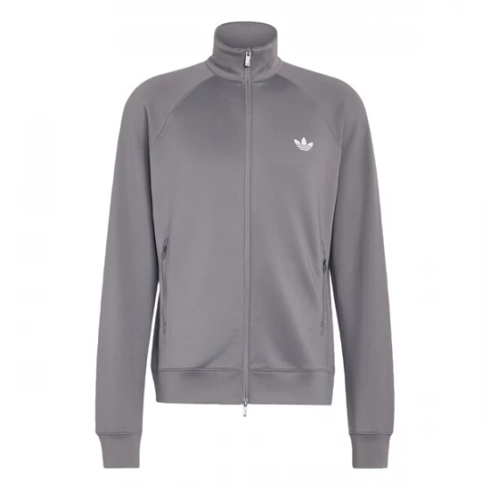Foto van product ADIDAS ORIGINALS Sweatvest 'Trefoil Essentials' stone grey / wit