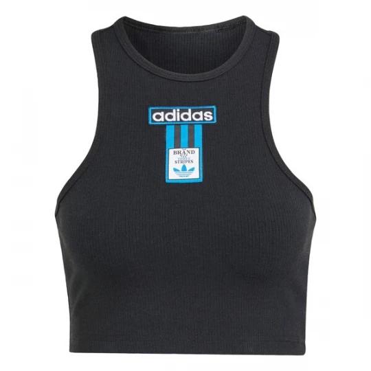 Foto van product ADIDAS ORIGINALS Top 'Adibreak' azuur / zwart / wit