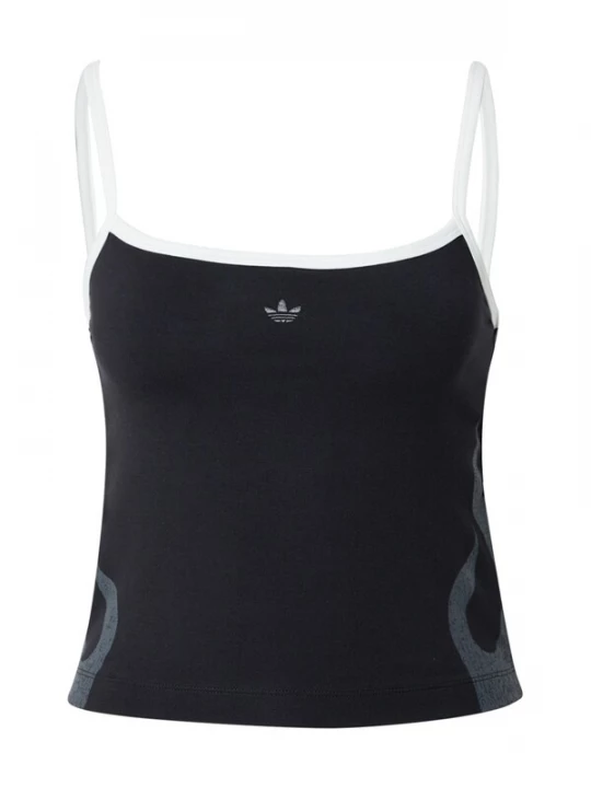 Foto van product ADIDAS ORIGINALS Top 'Flames' crème / grijs / zwart