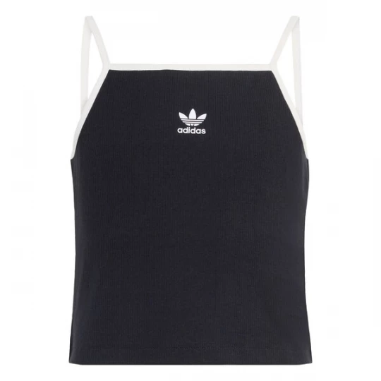 Foto van product ADIDAS ORIGINALS Top 'SLIM MINI RIB TANK' zwart / wit