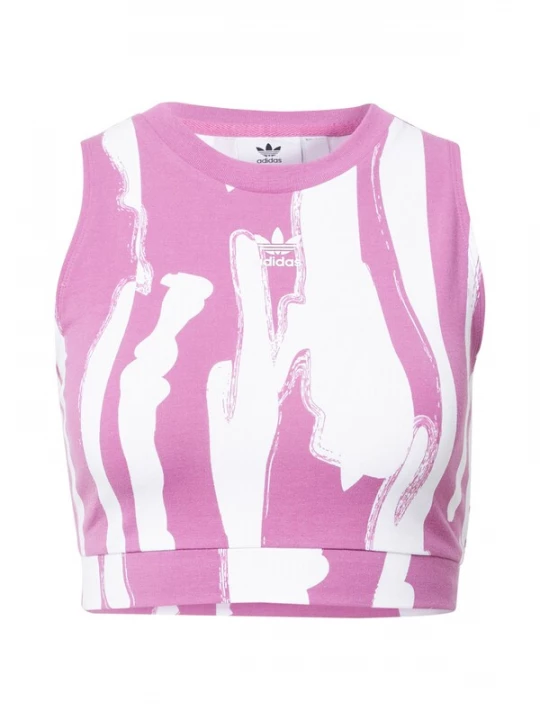 Foto van product ADIDAS ORIGINALS Top 'Thebe Magugu' lila / wit