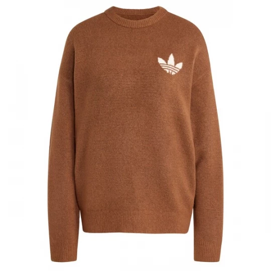 Foto van product ADIDAS ORIGINALS Trui 'Athletic Dept' bruin / wit