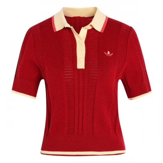Foto van product ADIDAS ORIGINALS Trui 'Cali' ivoor / knalrood