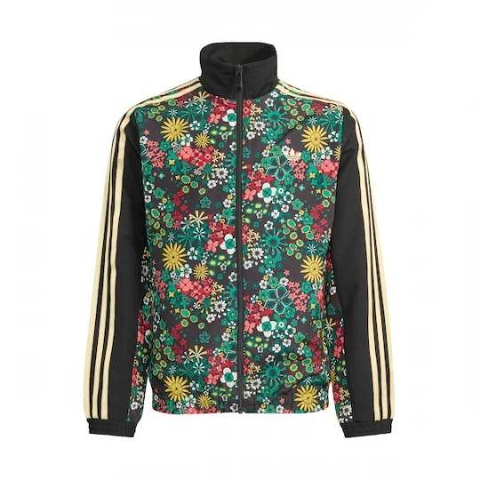 Foto van product ADIDAS ORIGINALS Tussenjas 'Adidas Originals x Liberty London' geel / grasgroen / zwart / wit