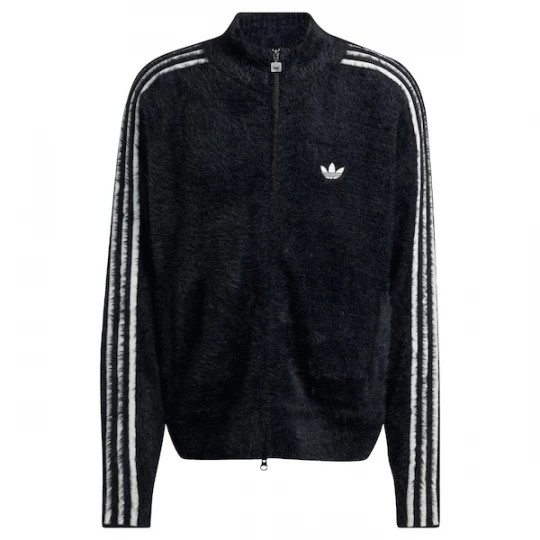 Foto van product ADIDAS ORIGINALS Tussenjas 'FAUX MOHAIR CLASSIC' zwart / wit