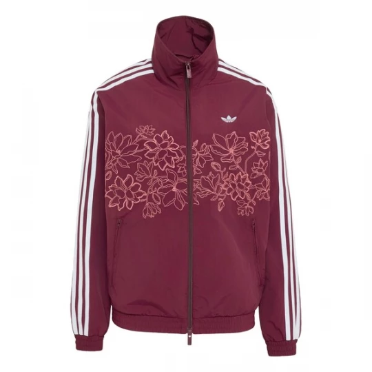 Foto van product ADIDAS ORIGINALS Tussenjas 'Firebird' wijnrood / watermeloen rood / wit