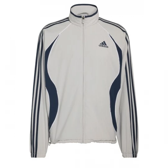 Foto van product ADIDAS ORIGINALS Tussenjas 'Teamgeist Adicolor Track' grijs / donkergroen