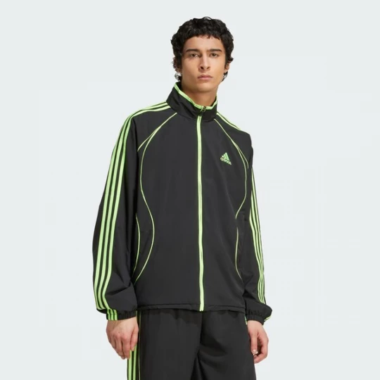 Foto van product ADIDAS ORIGINALS Tussenjas 'Teamgeist Adicolor Track' limoen / zwart