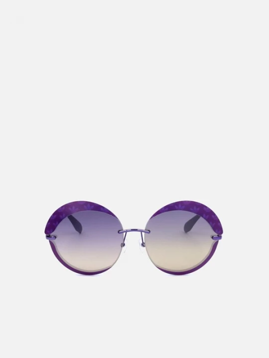 Foto van product ADIDAS ORIGINALS Zonnebril 'Adidas Original OR0019 Matte black 67 / 17 / 135 Women Sunglasses' violetblauw