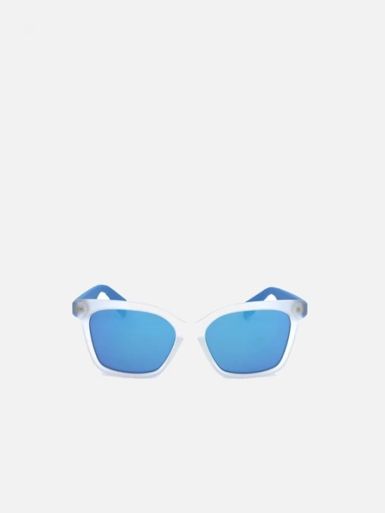 Foto van product ADIDAS ORIGINALS Zonnebril 'Adidas Original OR0070 Matte turquoise / 16 / 140 Women Sunglasses' transparant