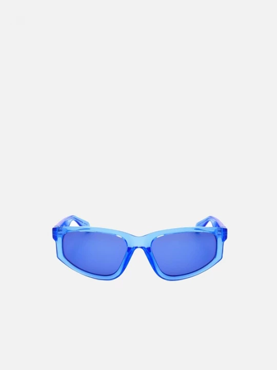Foto van product ADIDAS ORIGINALS Zonnebril 'Adidas Original OR0107 Shiny black / 18 / 135 Women Sunglasses' blauw