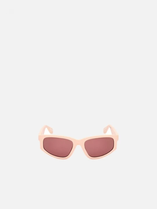 Foto van product ADIDAS ORIGINALS Zonnebril 'Adidas Original OR0107 Shiny black / 18 / 135 Women Sunglasses' pink