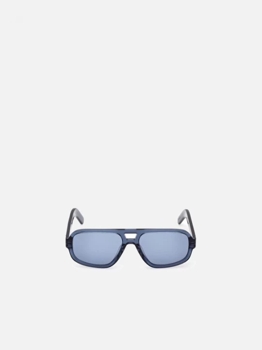 Foto van product ADIDAS ORIGINALS Zonnebril 'Adidas Originals OR0134 Shiny blue / 16 / 145 MAN Sunglasses' blauw