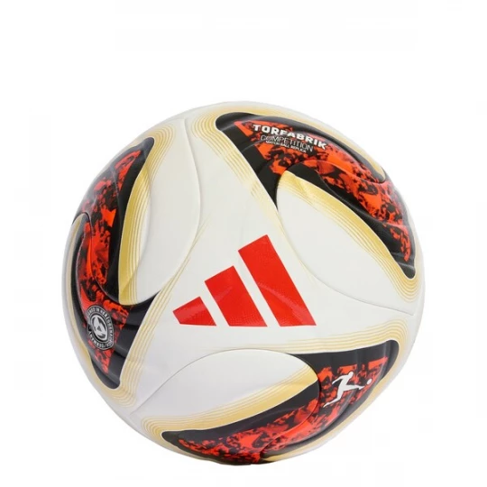 Foto van product ADIDAS PERFORMANCE Bal 'Bundesliga 26 / 27 Torfabrik' goudgeel / knalrood / zwart / wit