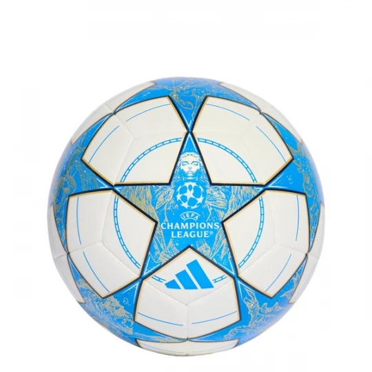Foto van product ADIDAS PERFORMANCE Bal 'UCL 25 / 26 Liga Stage' azuur / goud / zwart / offwhite
