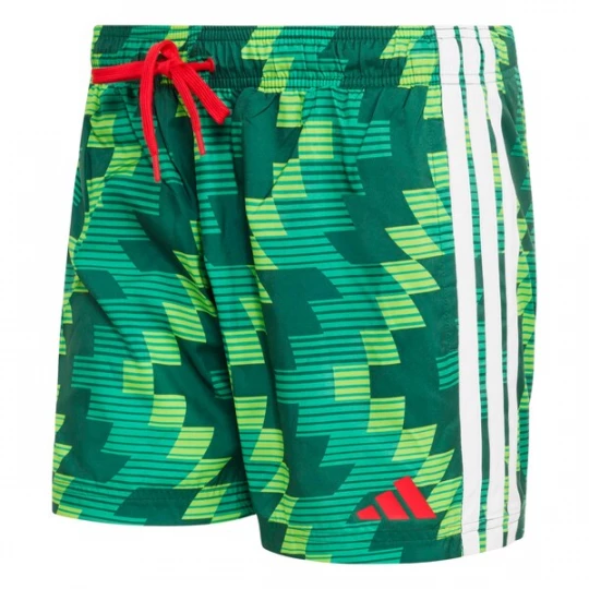 Foto van product ADIDAS PERFORMANCE Boardshorts 'FB' appel / donkergroen / rood / wit