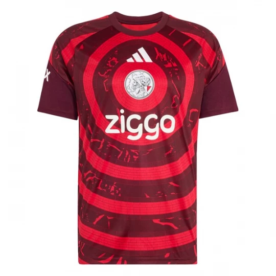 Foto van product ADIDAS PERFORMANCE Functioneel shirt 'Ajax Amsterdam 26 / 27 Pre-Match' rood / karmijnrood / zwart / wit