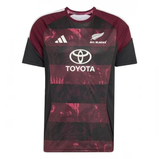 Foto van product ADIDAS PERFORMANCE Functioneel shirt 'All Blacks' wijnrood / zwart / wit