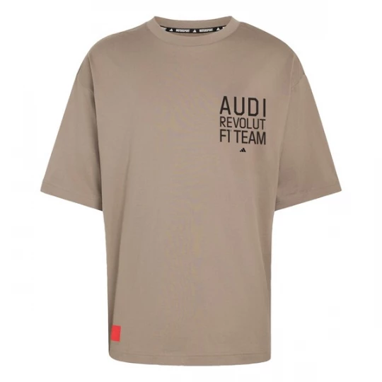 Foto van product ADIDAS PERFORMANCE Functioneel shirt 'Audi Revolut F1 Team Elevated II' lichtbruin / zwart
