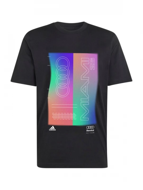 Foto van product ADIDAS PERFORMANCE Functioneel shirt 'Audi Revolut F1 Team Teamgeist' blauw / groen / lila / zwart