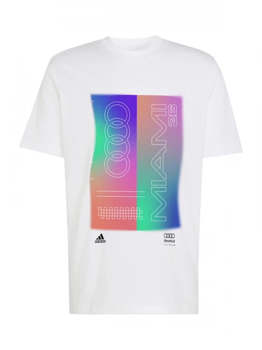 Foto van product ADIDAS PERFORMANCE Functioneel shirt 'Audi Revolut F1 Team Teamgeist' blauw / groen / rood / wit