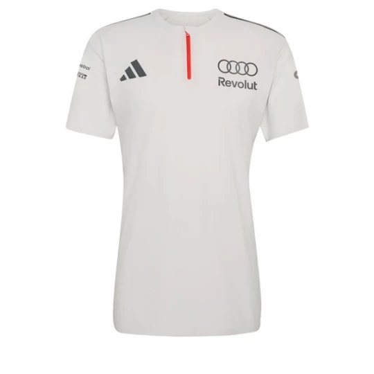 Foto van product ADIDAS PERFORMANCE Functioneel shirt 'Audi Revolut Formula One Team Engineers & Marketing' antraciet / zwart / wit