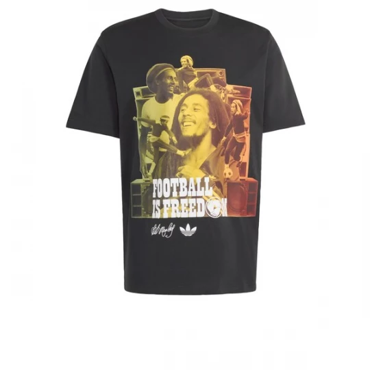 Foto van product ADIDAS PERFORMANCE Functioneel shirt 'Bob Marley' geel / oranje / zwart
