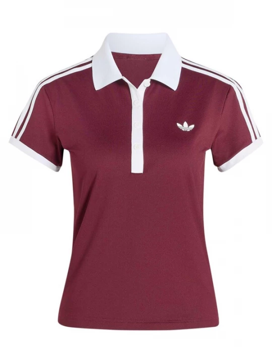 Foto van product ADIDAS PERFORMANCE Functioneel shirt 'CLASSICS' wijnrood / wit