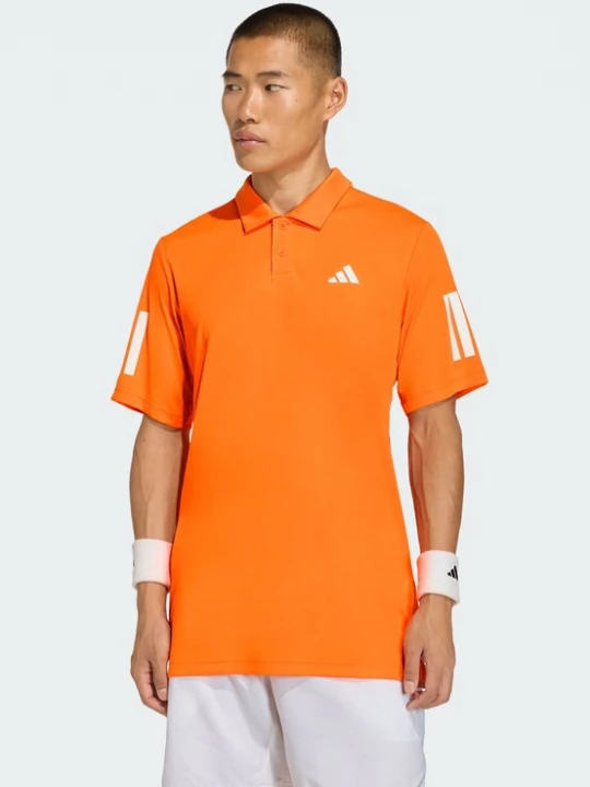 Foto van product ADIDAS PERFORMANCE Functioneel shirt 'Club Tennis 3-Stripes Polo' oranje / wit