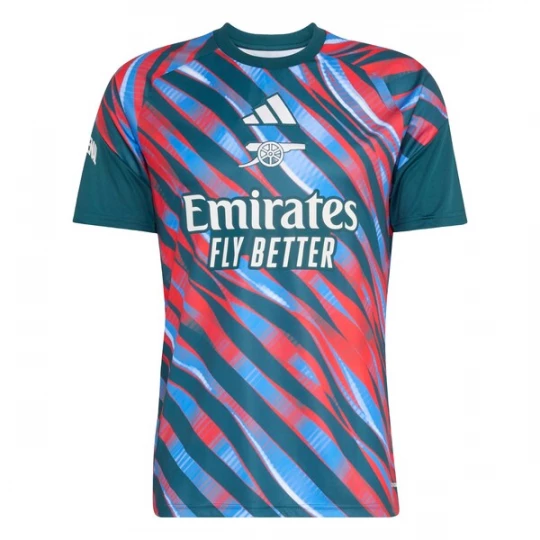 Foto van product ADIDAS PERFORMANCE Functioneel shirt 'FC Arsenal 26 / 27 Pre-Match' lichtblauw / smaragd / rood / wit