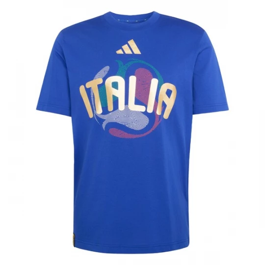 Foto van product ADIDAS PERFORMANCE Functioneel shirt 'FIFA Weltmeisterschaft 26™ Italien' royal blue / koningsblauw / goud / groen / wit