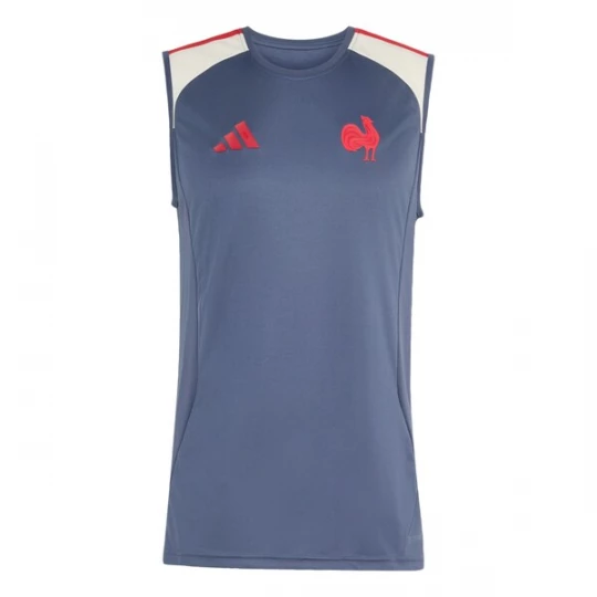 Foto van product ADIDAS PERFORMANCE Functioneel shirt 'Frankreich Rugby' saffier / grenadine / offwhite