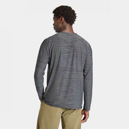 Foto van product ADIDAS PERFORMANCE Functioneel shirt grijs gemêleerd / wit