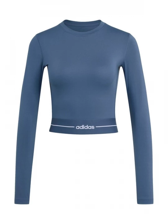 Foto van product ADIDAS PERFORMANCE Functioneel shirt 'Hyperglam' blauw / wit