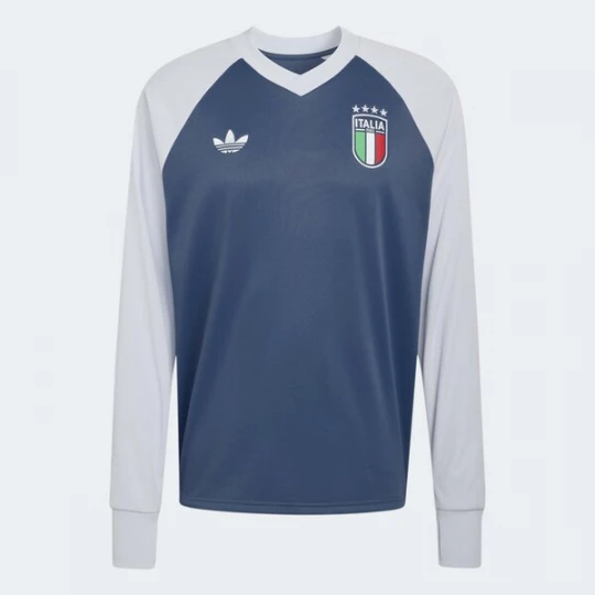 Foto van product ADIDAS PERFORMANCE Functioneel shirt 'Italien 26 Pre-Match Warm' navy / grijs