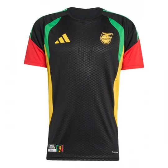 Foto van product ADIDAS PERFORMANCE Functioneel shirt 'Jamaika 26 x Bob Marley Tiro' geel / groen / rood / zwart