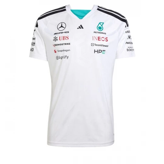 Foto van product ADIDAS PERFORMANCE Functioneel shirt 'Mercedes-Amg Petronas Formula 1 Team Driver' aqua / rood / zwart / wit