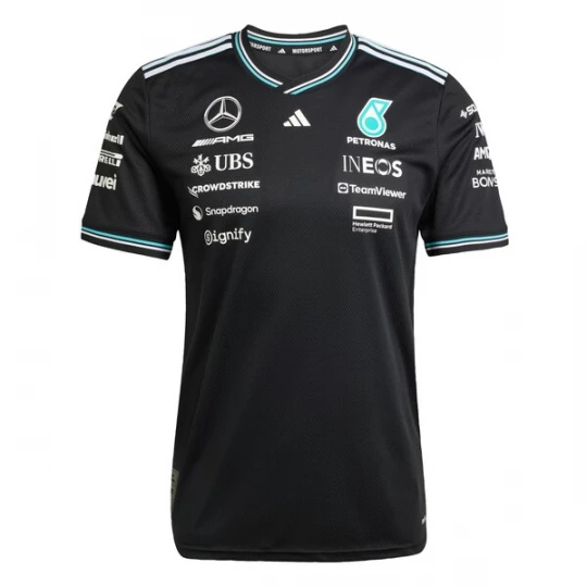 Foto van product ADIDAS PERFORMANCE Functioneel shirt 'MERCEDES - AMG PETRONAS FORMULA ONE TEAM DRIVER JERSEY' aqua / zwart / wit