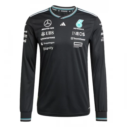 Foto van product ADIDAS PERFORMANCE Functioneel shirt 'MERCEDES - AMG PETRONAS FORMULA ONE TEAM DRIVER JERSEY AUTHENTIC LONG' zwart