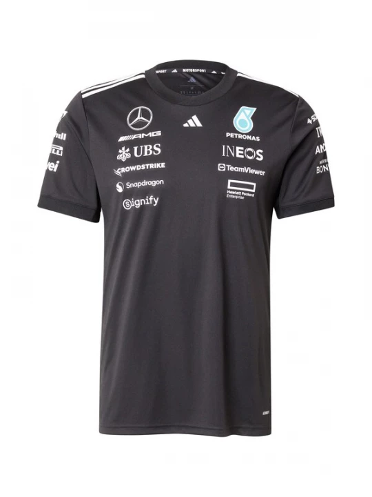 Foto van product ADIDAS PERFORMANCE Functioneel shirt 'Mercedes - AMG Petronas Formula One Team' lichtblauw / zwart / wit