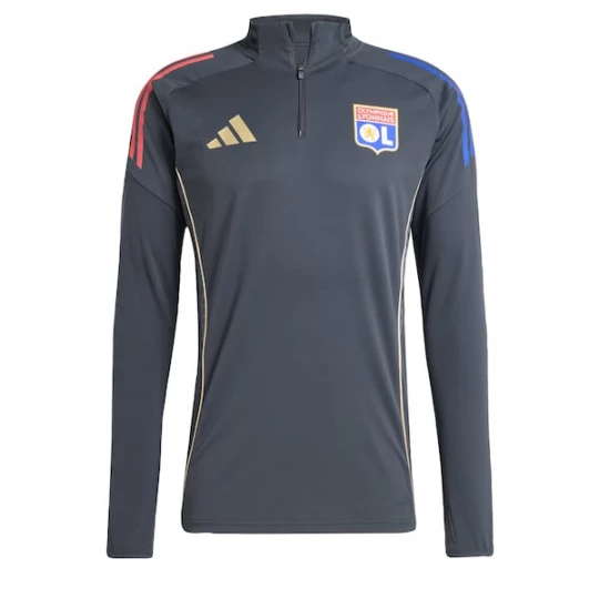 Foto van product ADIDAS PERFORMANCE Functioneel shirt 'Olympique Lyon Tiro 25 Competition' blauw / pasteelgeel / grafiet / oranjerood