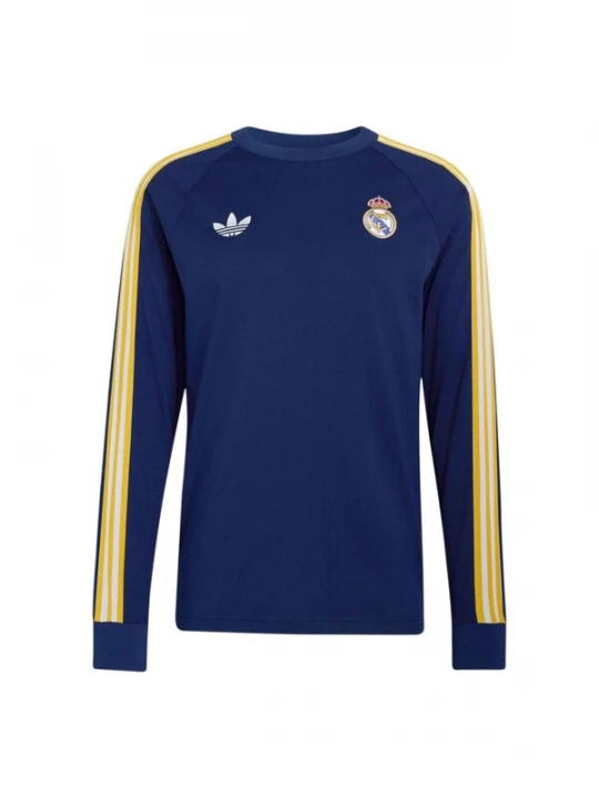 Foto van product ADIDAS PERFORMANCE Functioneel shirt 'REAL' donkerblauw / geel / wit