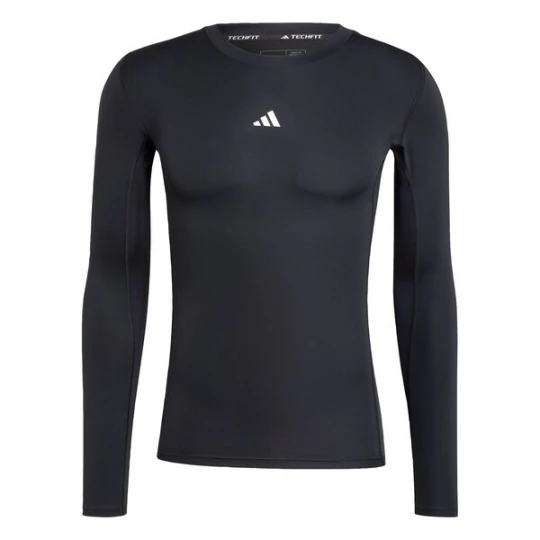 Foto van product ADIDAS PERFORMANCE Functioneel shirt 'TECHFIT Compression Training Long Sleeve' zwart / wit