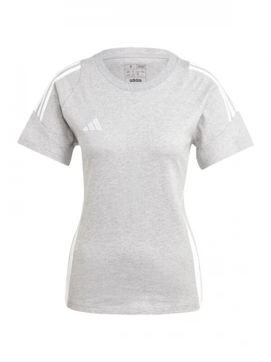 Foto van product ADIDAS PERFORMANCE Functioneel shirt 'Tiro 24' grijs gemêleerd / wit