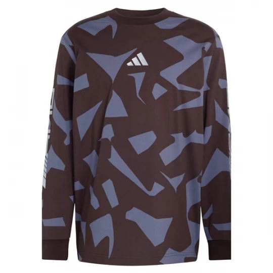 Foto van product ADIDAS PERFORMANCE Shirt chocoladebruin / lichtlila / zilver