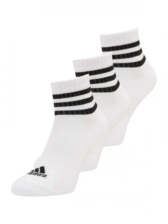 Foto van product ADIDAS PERFORMANCE Sokken '3-Stripes Cushioned Sportswear Low-Cut 3 Pairs' zwart / wit